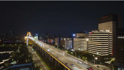 中国上海｜欧司朗Traxon上海南北高架桥路灯亮化工程璀璨夜色智慧照明！(图6)