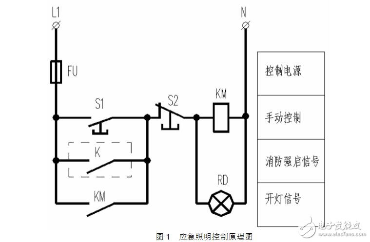 带蓄电池应急灯接线图详解-应急灯电路(图1)
