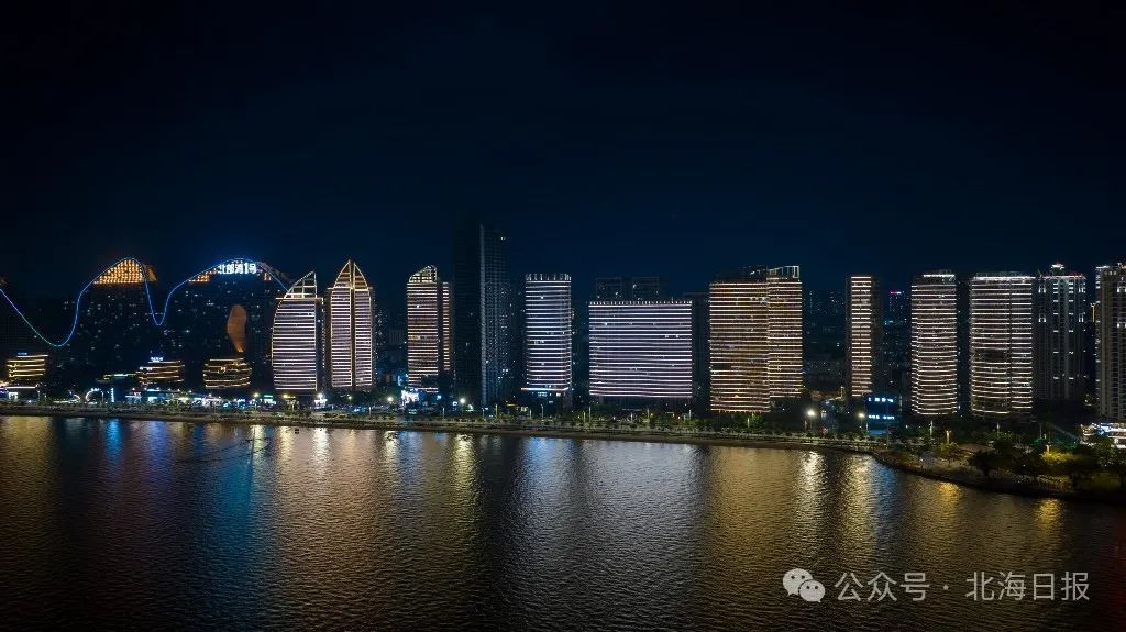 照明升级改造工程完成！北海这个海滩更亮丽了(图2)