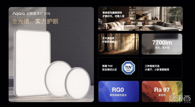 全光谱光源！Aqara推出系列智能照明新品精准调光控制加码全屋智能(图4)