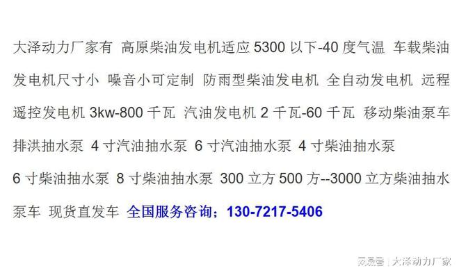 大泽动力抢险应急移动照明灯塔6kw发电机(图2)
