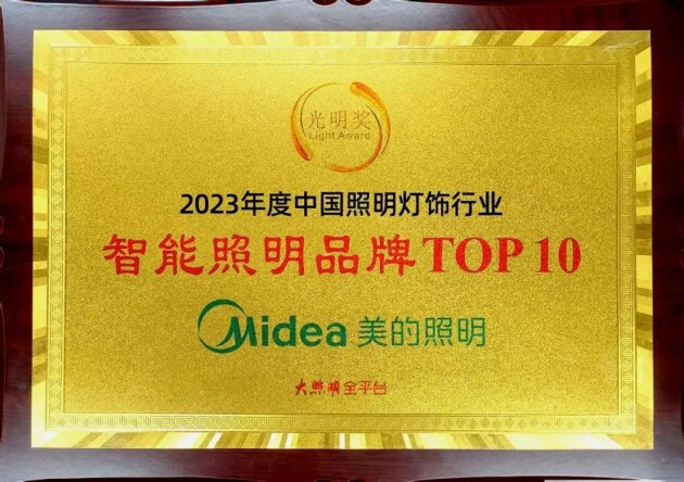 喜讯丨美智光电荣获2023年光明奖“智能+商业”照明品牌双TOP10(图1)