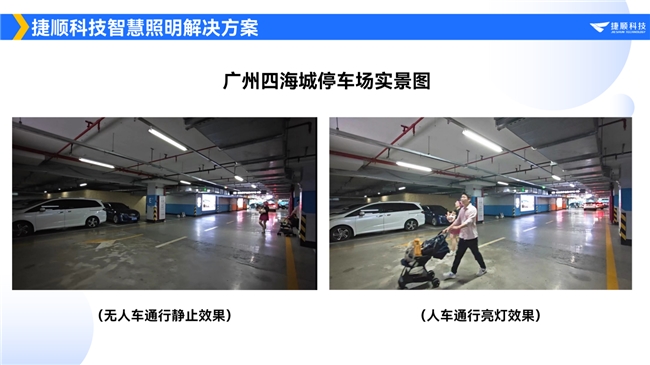降本增效绿色先行！捷顺科技助力广州四海城停车场照明系统升级(图3)