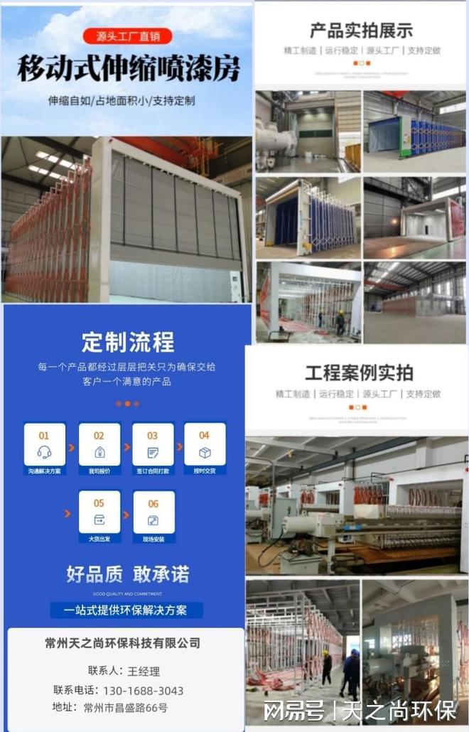［天之尚］提供一伸缩喷漆房(图1)