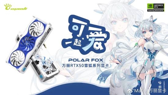 万丽RTX50系显卡曝光！二次元画风、旗舰声控灯光(图6)