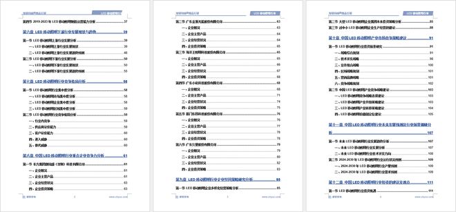 中国LED移动照明行业发展现状调查、竞争格局及投资策略研究报告(图6)