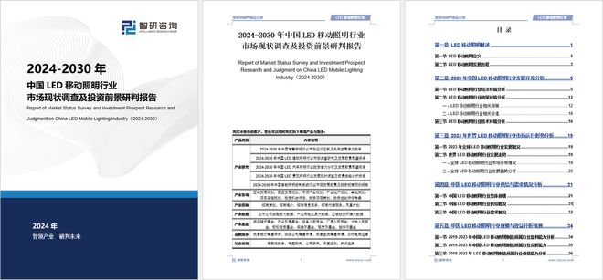 中国LED移动照明行业发展现状调查、竞争格局及投资策略研究报告(图5)