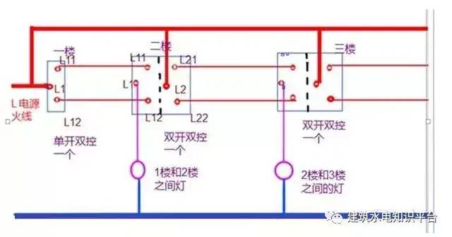 常见照明控制线路原理图介绍(图1)