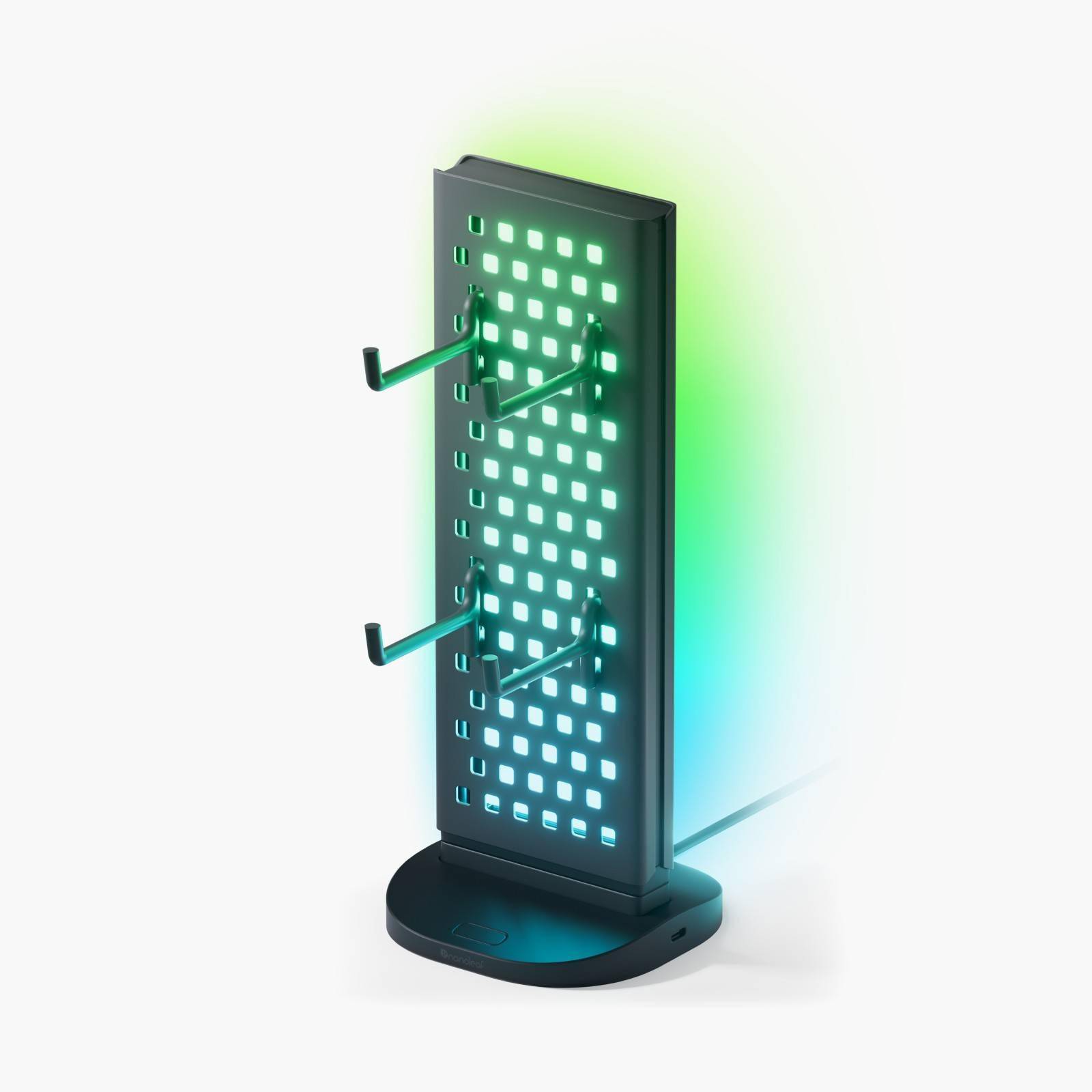 绿诺Nanoleaf新推PegboardDeskDock：智能灯光与桌面整理二合一(图2)