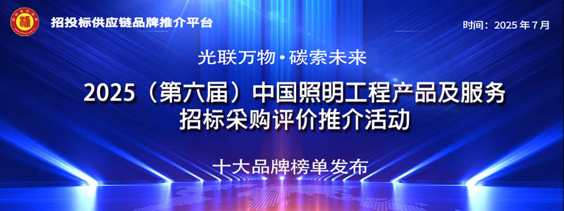 2025中国照明十大品牌系列榜单发布：引领产业“三化”升级新浪潮(图1)