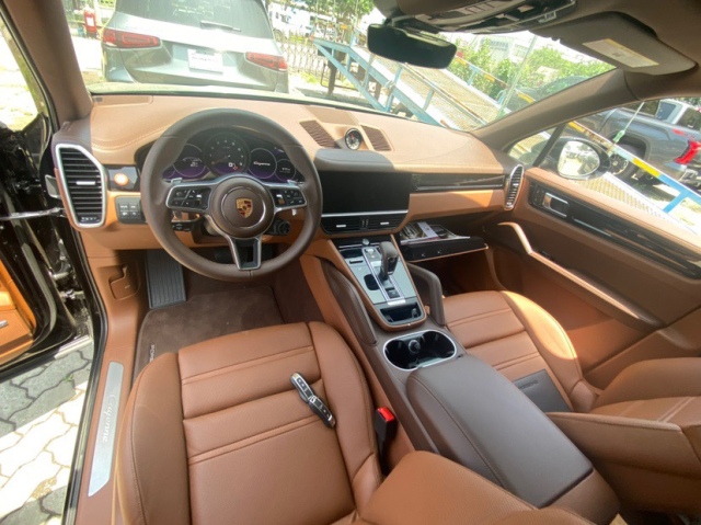 25款保时捷卡宴美规版30T降价销售松露棕真皮内饰(图3)