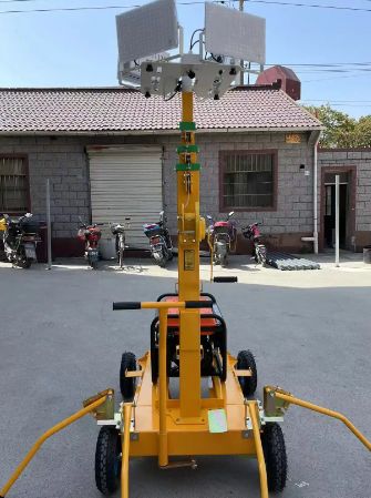 太阳能移动照明车厂家推荐山东思拓瑞克专业制造7米移动照明车(图3)