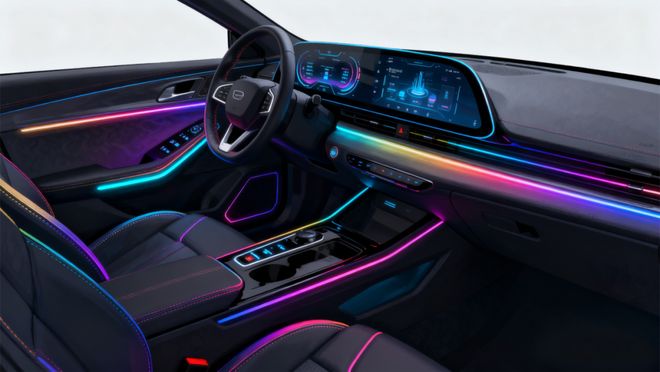 杰华特JWQ11903高集成氛围灯方案赋能智能座舱交互体验升级(图1)