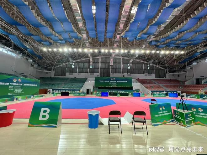绿领光电护航省十六运照明赋能跆拳道赛事(图2)