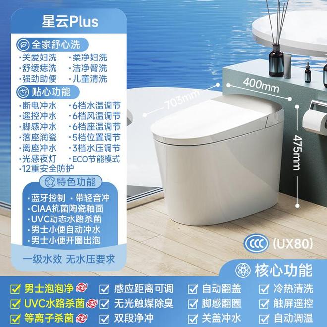 瑞尔特智能马桶怎么样？哪个型号好？2025瑞尔特最建议买三款马桶(图9)