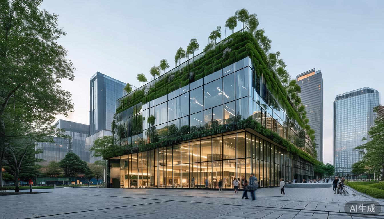 杭州区口广场惊现42万方立体公园？未来逛街竟在山水画中漫步(图5)