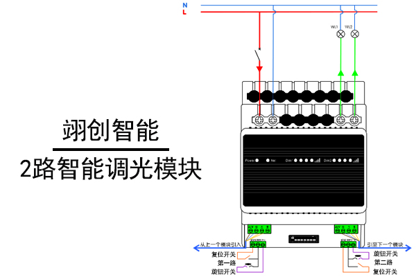 智能照明控制系统接线原理(图3)