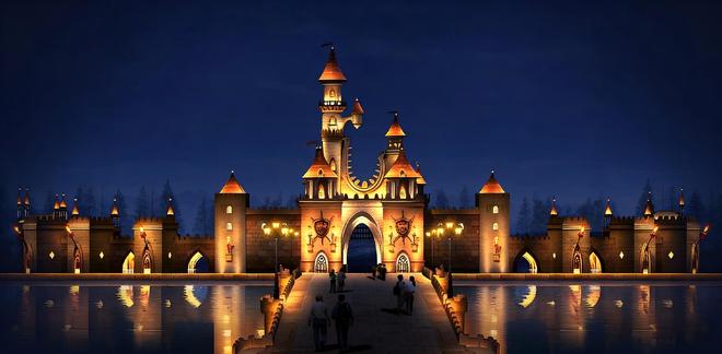 JBOAN金博安专业照明方案完成柳州主题乐园灯光设计亮化提升项目(图1)